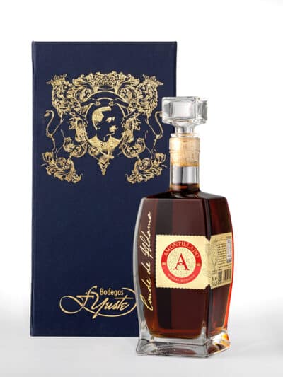 botella amontillado conde de aldama