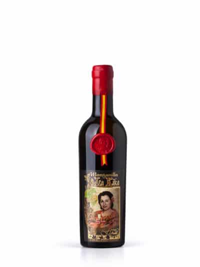 botella manzanilla la kika