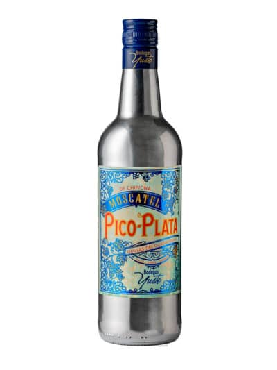 botella moscatel pico plata