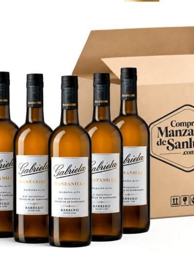 caja de 6 botellas manzanilla gabriela balbaina alta 750